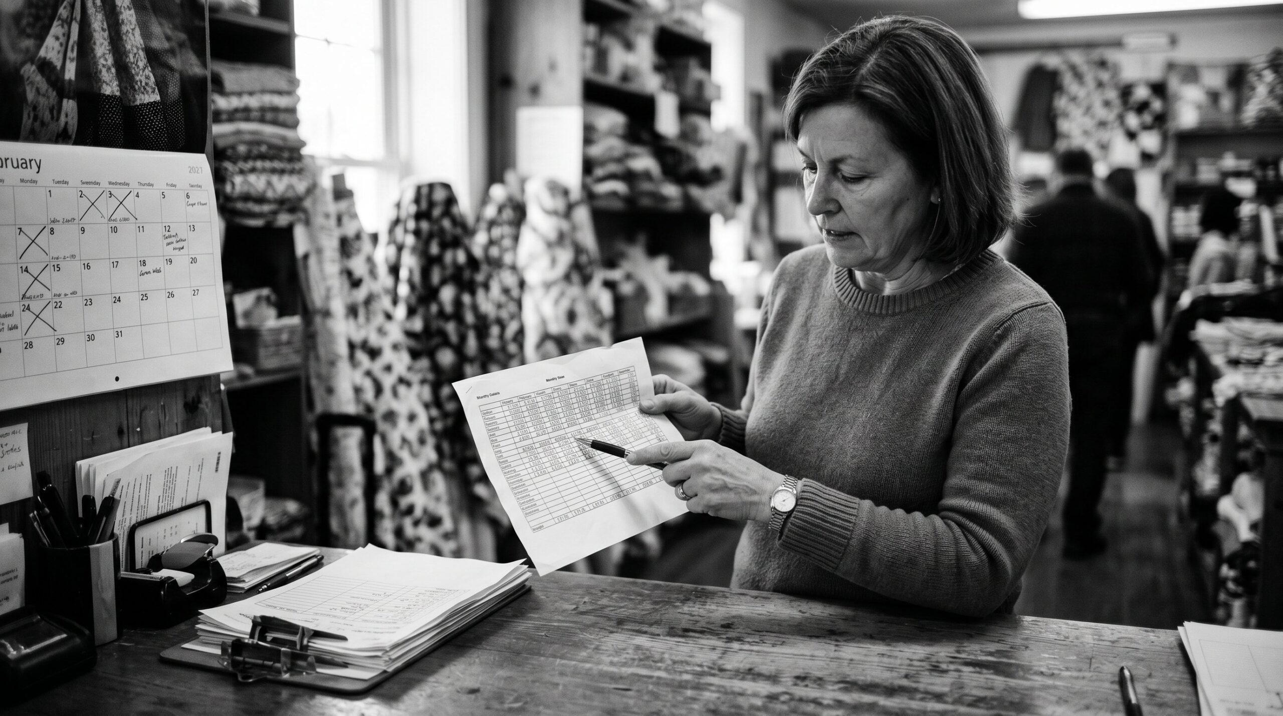 Documentary editorial photograph, 50mm prime, shallow depth of field, soft falloff, high-contrast documentary black-and-white